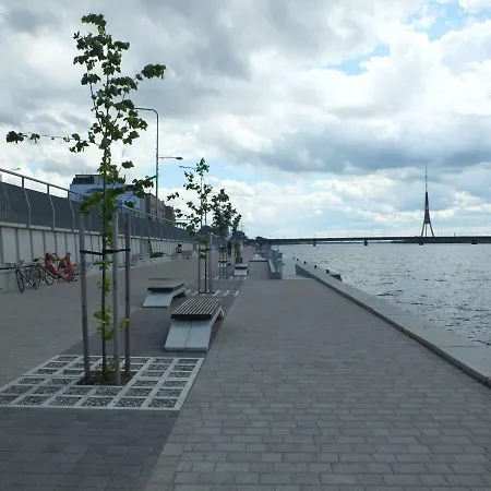 Riverside Promenade Ryga